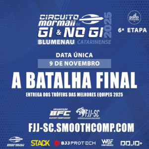A Última Batalha da Temporada: Circuito Mormaii de Jiu-Jitsu Catarinense encerra 2025 com estrutura histórica e grandes premiações
