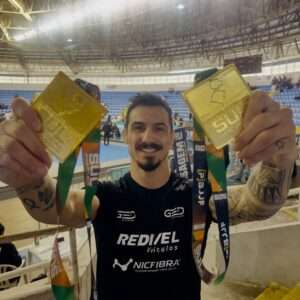 Ex-lutador do UFC, Gabriel Miranda conquista ouro duplo no Sul Brasileiro de Jiu-Jítsu da PBJJF