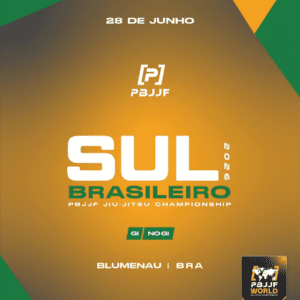 PBJJF Sul Brasileiro Championship 2026 leva competição internacional de Jiu-Jitsu para Blumenau