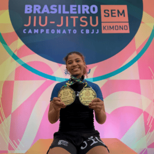 Yasmin Rodrigues conquista ouro duplo no Campeonato Brasileiro No-Gi