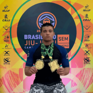 Kauã “Lasanha” Gomes mantém temporada perfeita e conquista o título brasileiro No-Gi