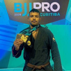 Rafael Chapolin conquista ouro no BJJ Pro Curitiba e mantém grande fase na faixa marrom