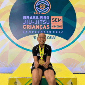 Atleta de 9 anos com autismo conquista um dos principais títulos do jiu-jitsu infantil brasileiro