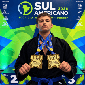 Kauã “Lasanha” segue construindo uma história impressionante no jiu-jitsu com ouro duplo no Sul-Americano da IBJJF
