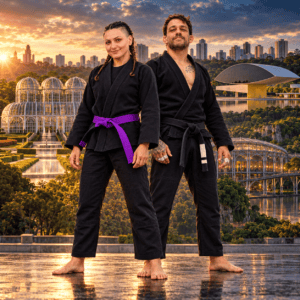 Aghata Gois e Rangel Stelmaki lideram o ranking do Paranaense de Jiu-Jitsu