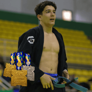Rodrigo Dias conquista dois ouros e uma prata no Mundial da CBJJC