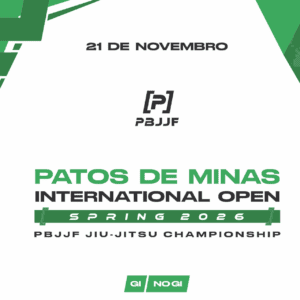 PBJJF leva competição internacional de jiu-jitsu para o interior de Minas Gerais