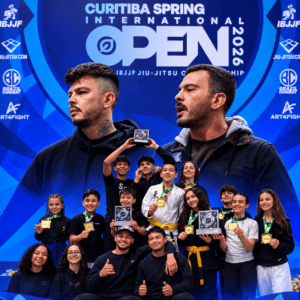 Equipe de Florianópolis conquista 52 medalhas e dois troféus no Curitiba Open IBJJF 2026