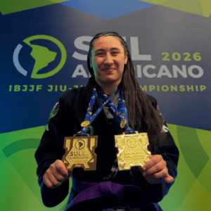 Leoa de Indaial conquista ouro duplo no Sul-Americano de Jiu-jitsu em São Paulo