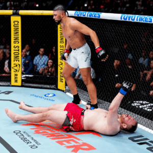 Johnny Walker estreia nos pesos-pesados com nocaute brutal no UFC 332 e fatura bônus de Performance da Noite