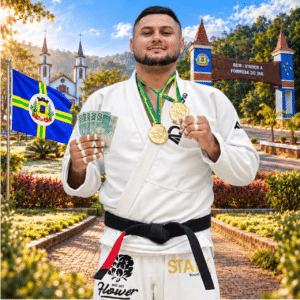 Christian conquista ouro duplo na faixa-preta no primeiro Formosa Open